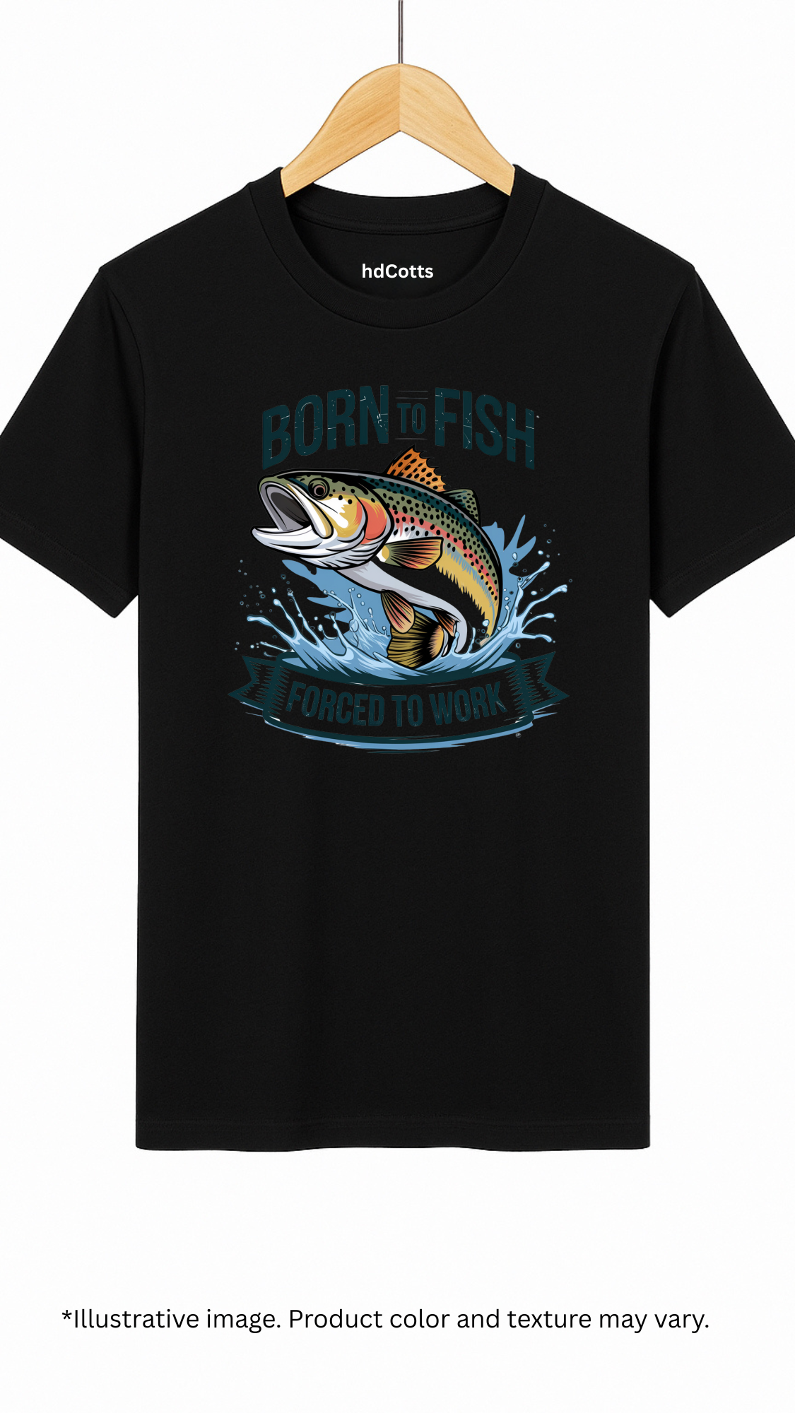 Supima Cotton Graphic - Born To Fish