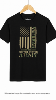 Supima Cotton Graphic - ARMY Veteran Camo