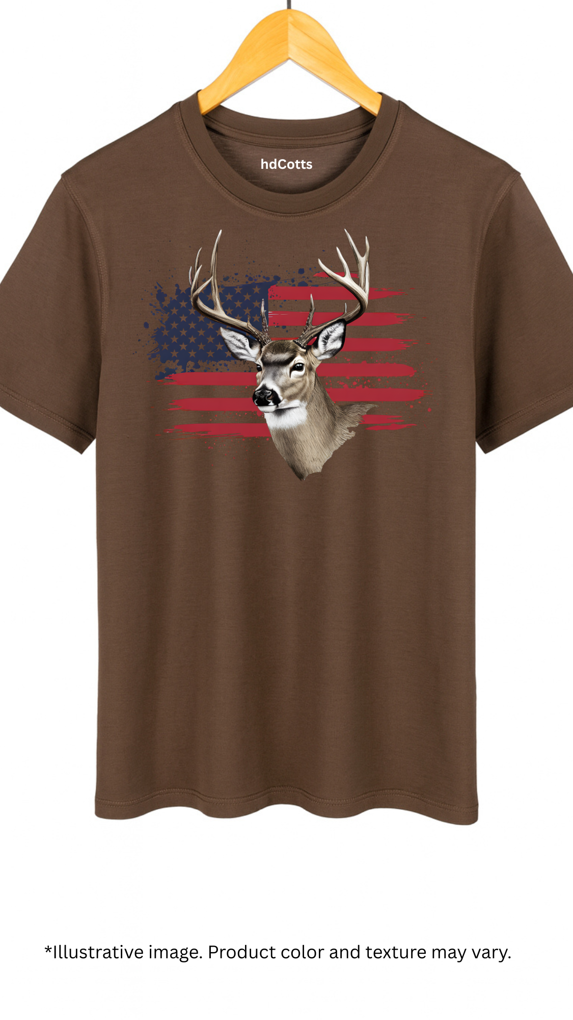 Supima Cotton Graphic - Hunting Deer Flag