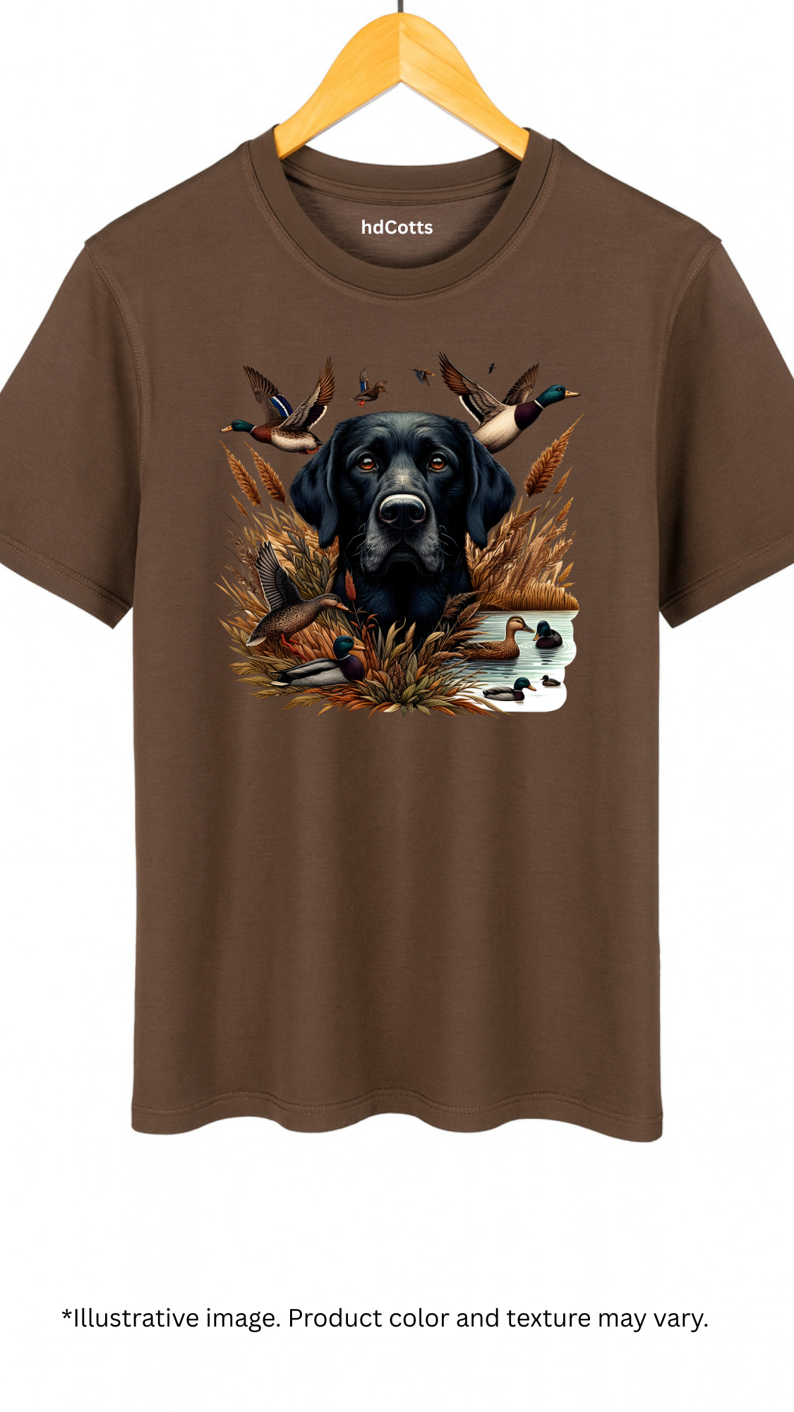 Supima Cotton Graphic - Hunting Dog