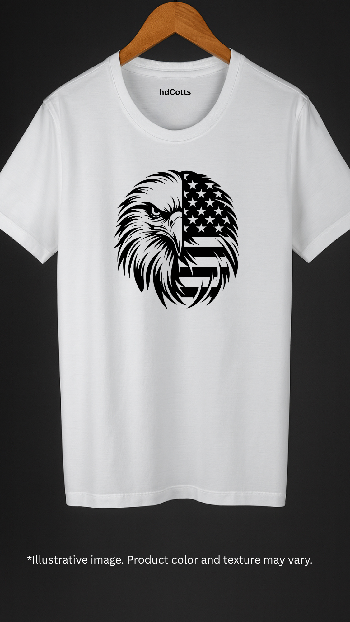 Supima Cotton Graphic - Eagle face