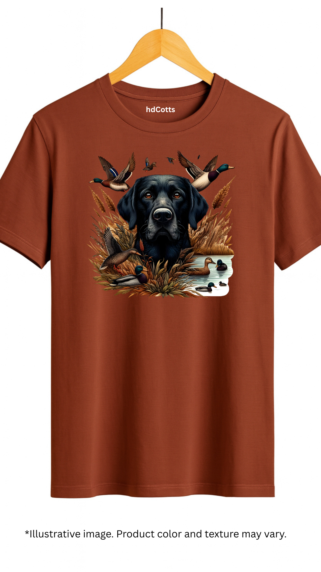 Supima Cotton Graphic - Hunting Dog