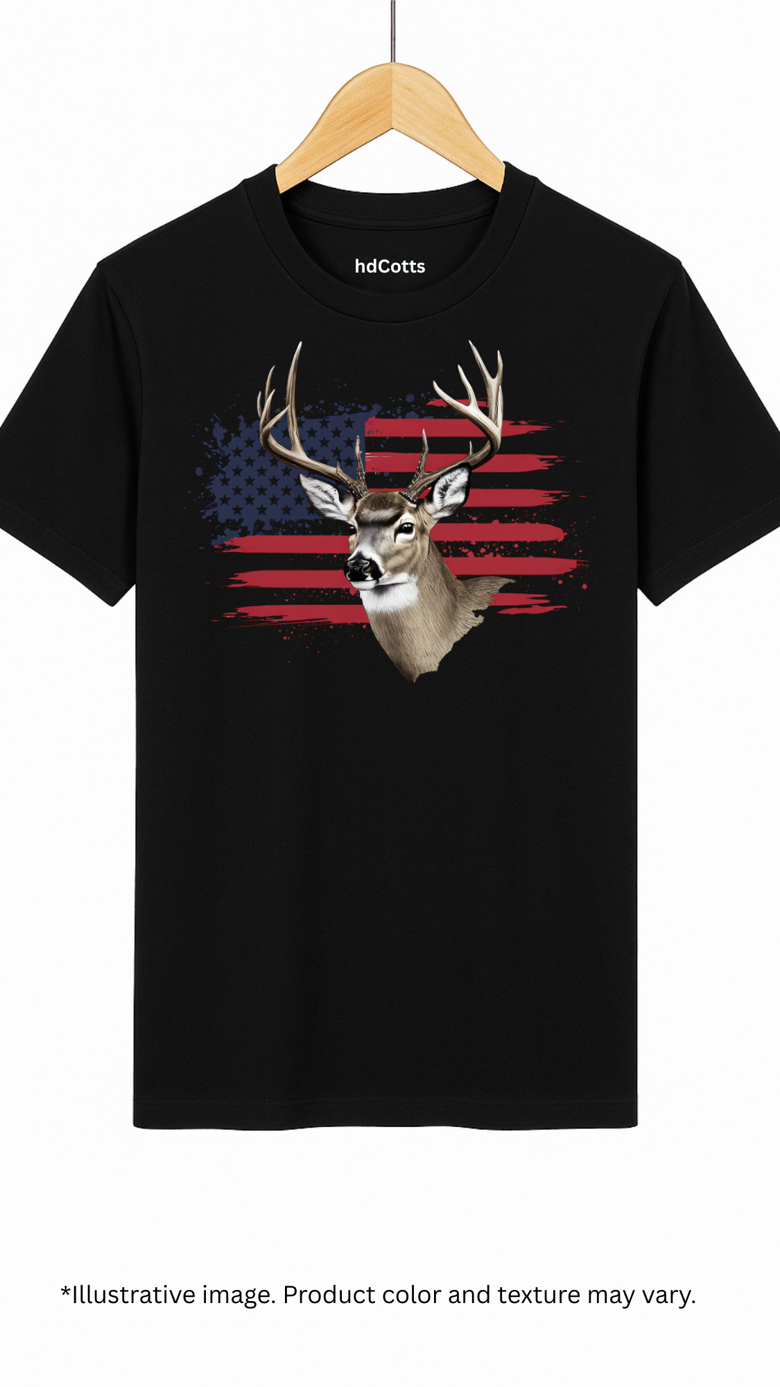 Supima Cotton Graphic - Hunting Deer Flag