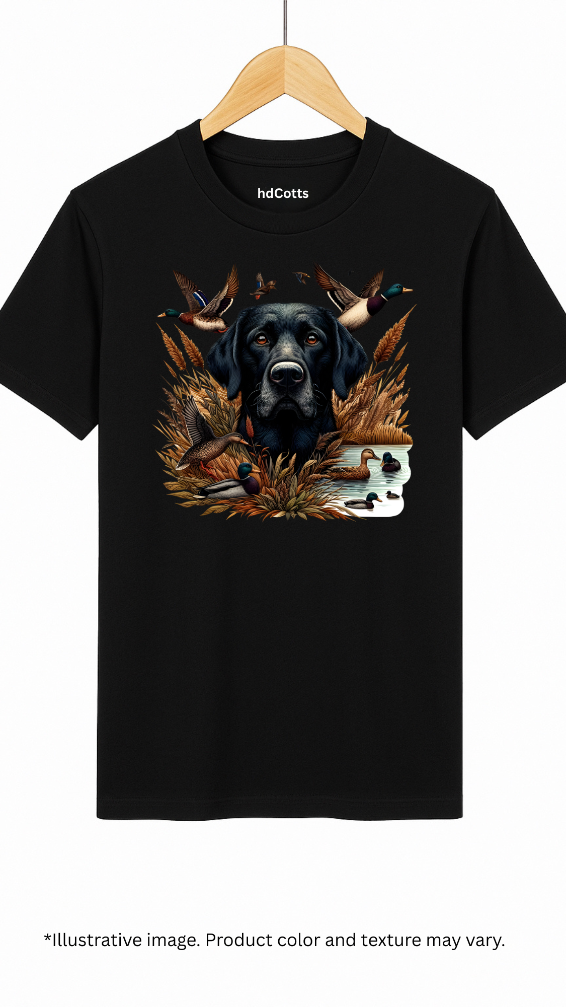 Supima Cotton Graphic - Hunting Dog