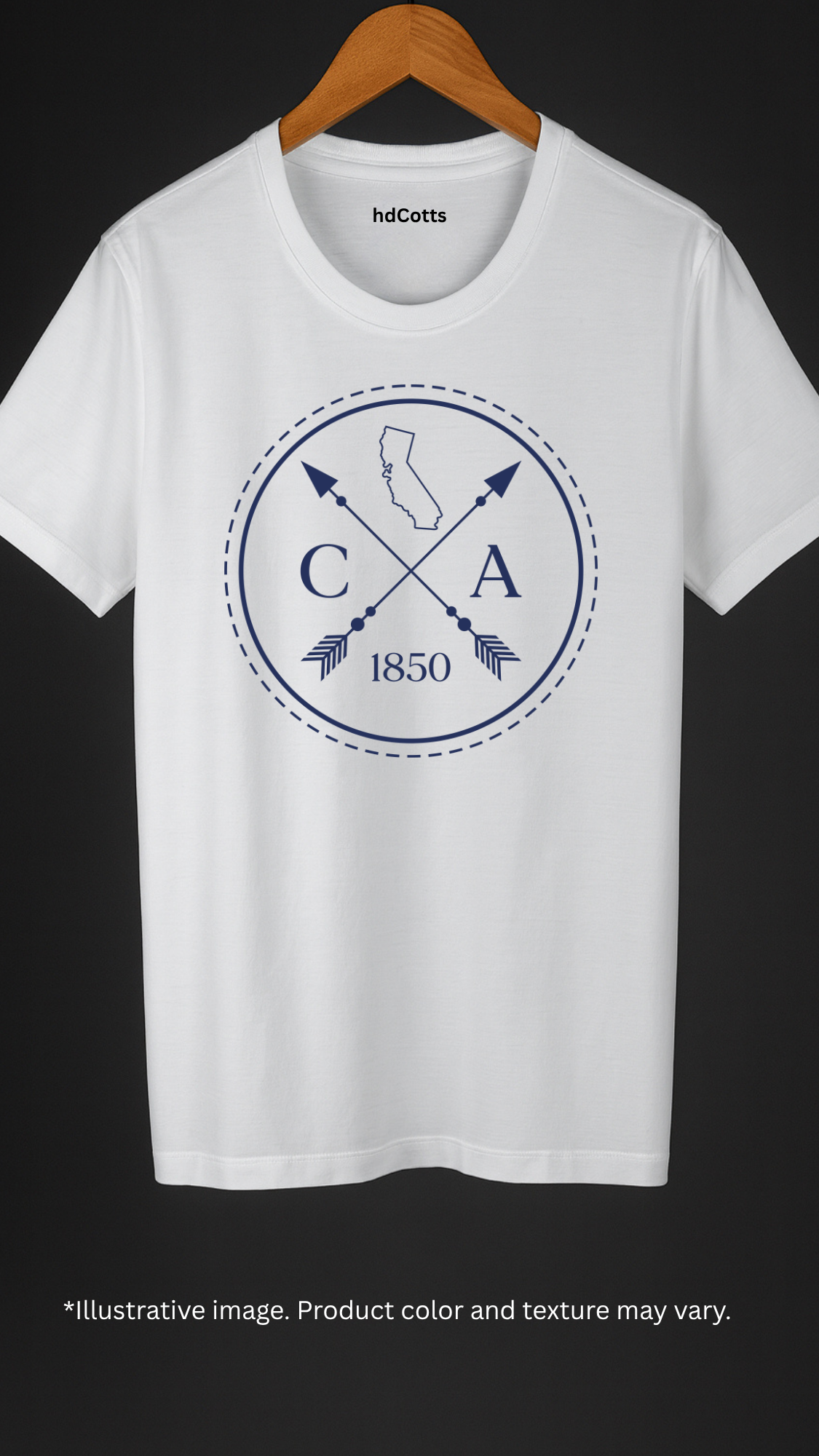Supima Cotton Graphic - CA Blue