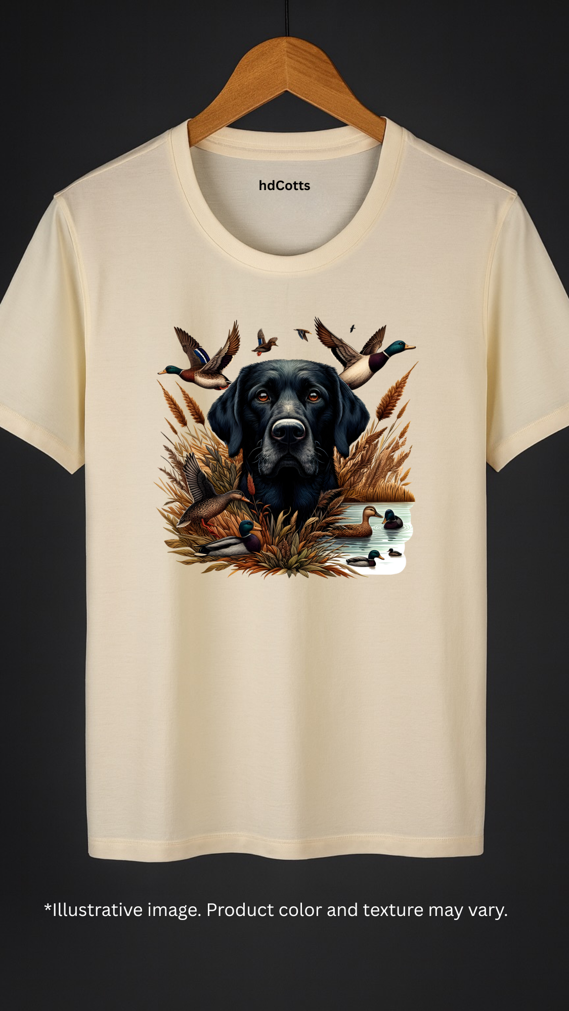 Supima Cotton Graphic - Hunting Dog