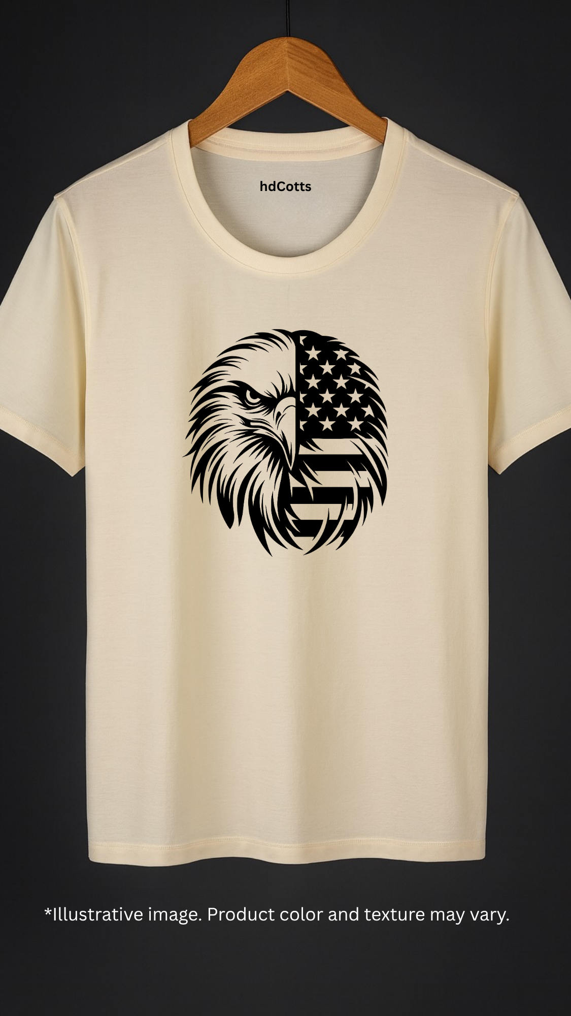Supima Cotton Graphic - Eagle face