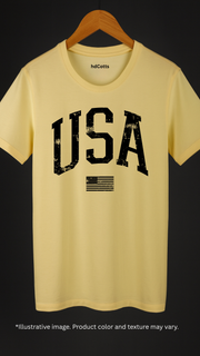 Supima Cotton Graphic - USA Black