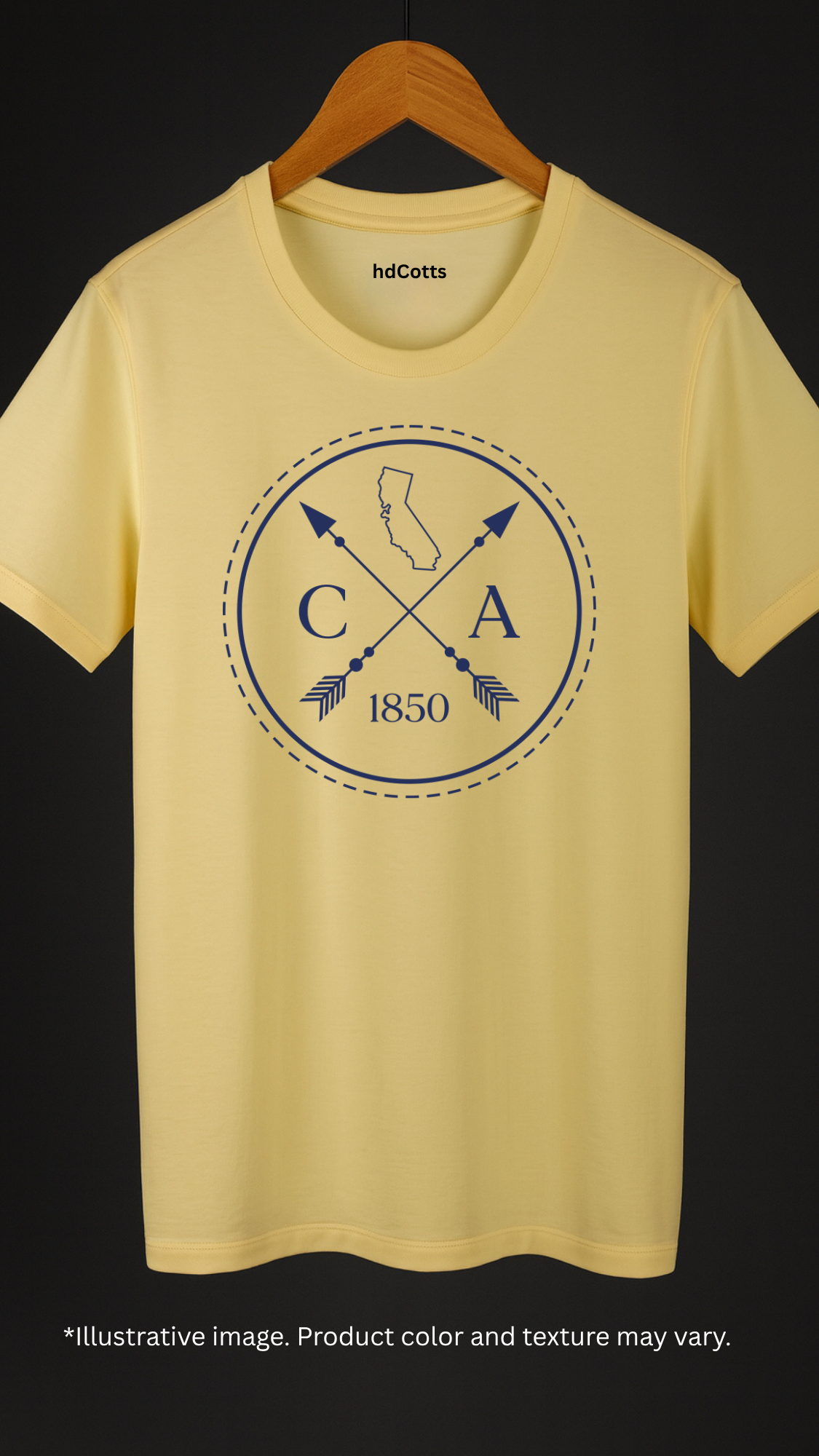 Supima Cotton Graphic - CA Blue
