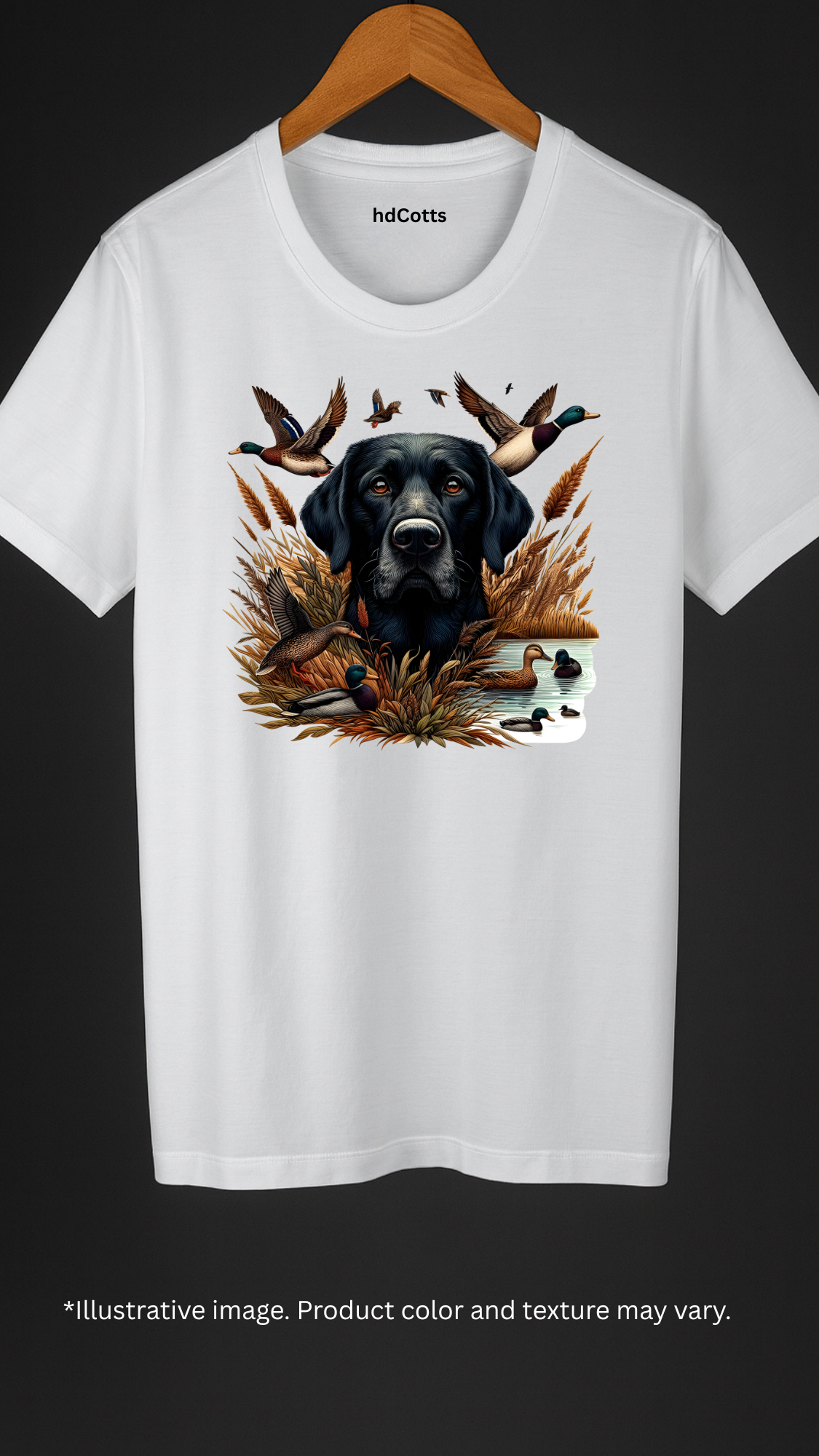 Supima Cotton Graphic - Hunting Dog