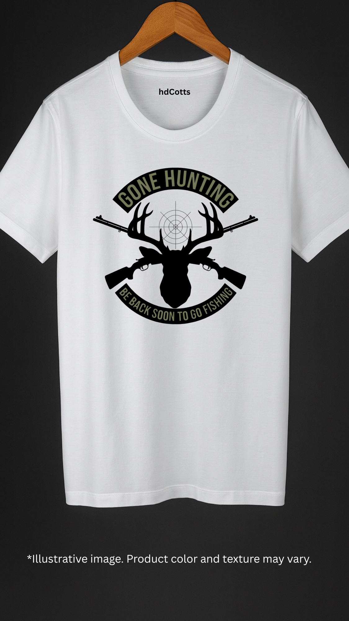 Supima Cotton Graphic - Gone Hunting