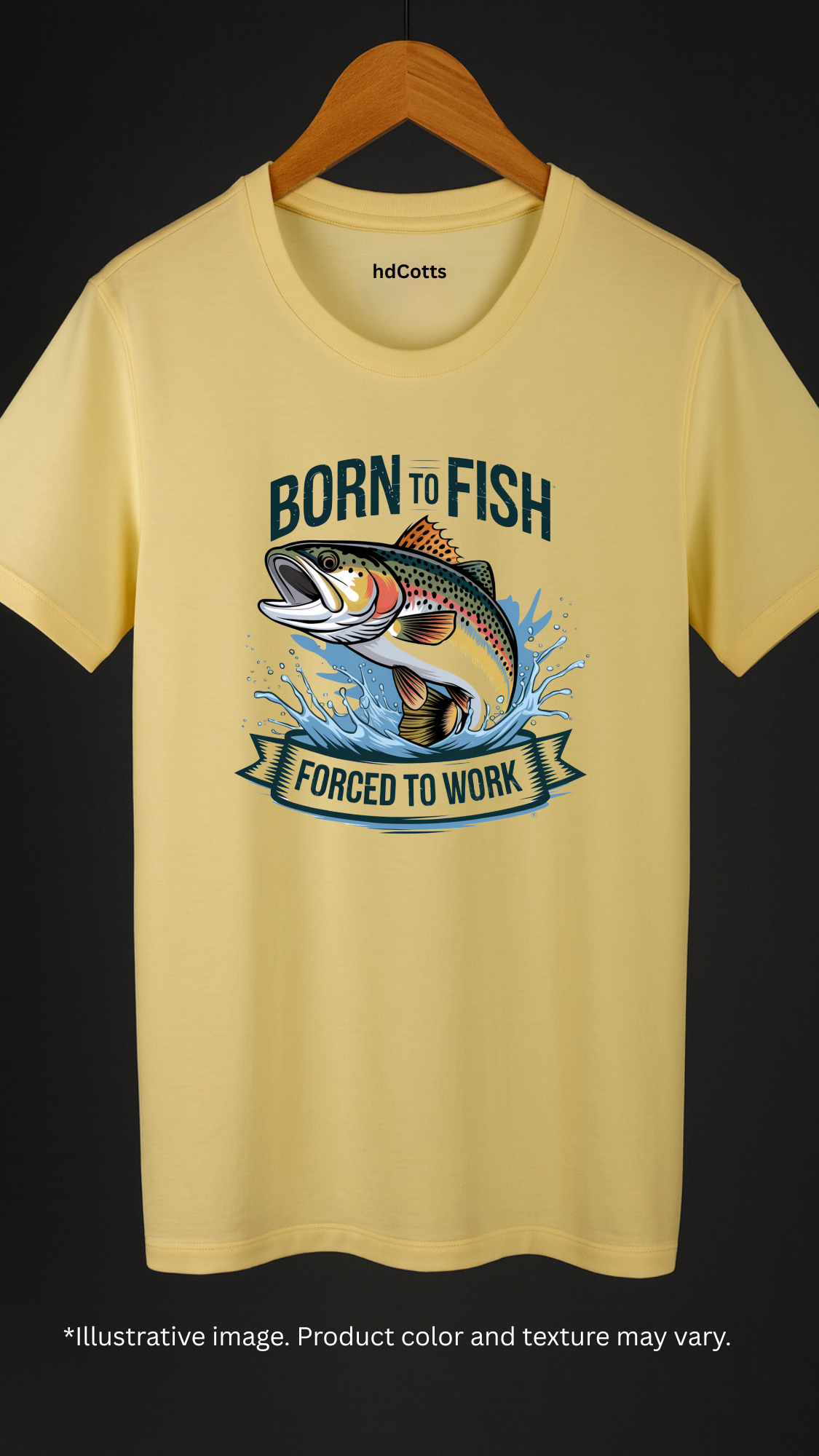Supima Cotton Graphic - Born To Fish