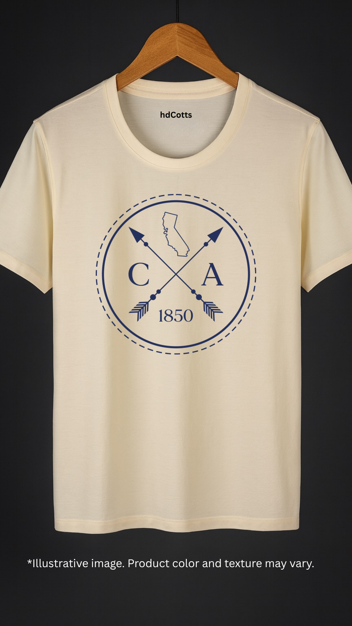 Supima Cotton Graphic - CA Blue
