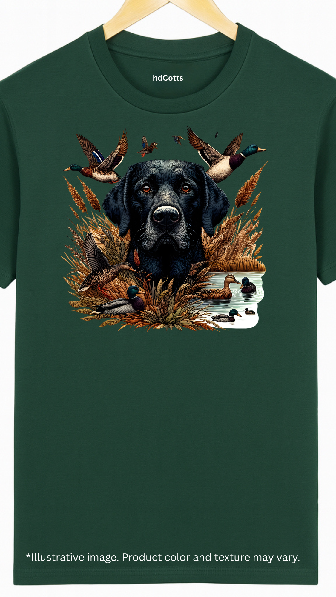 Supima Cotton Graphic - Hunting Dog