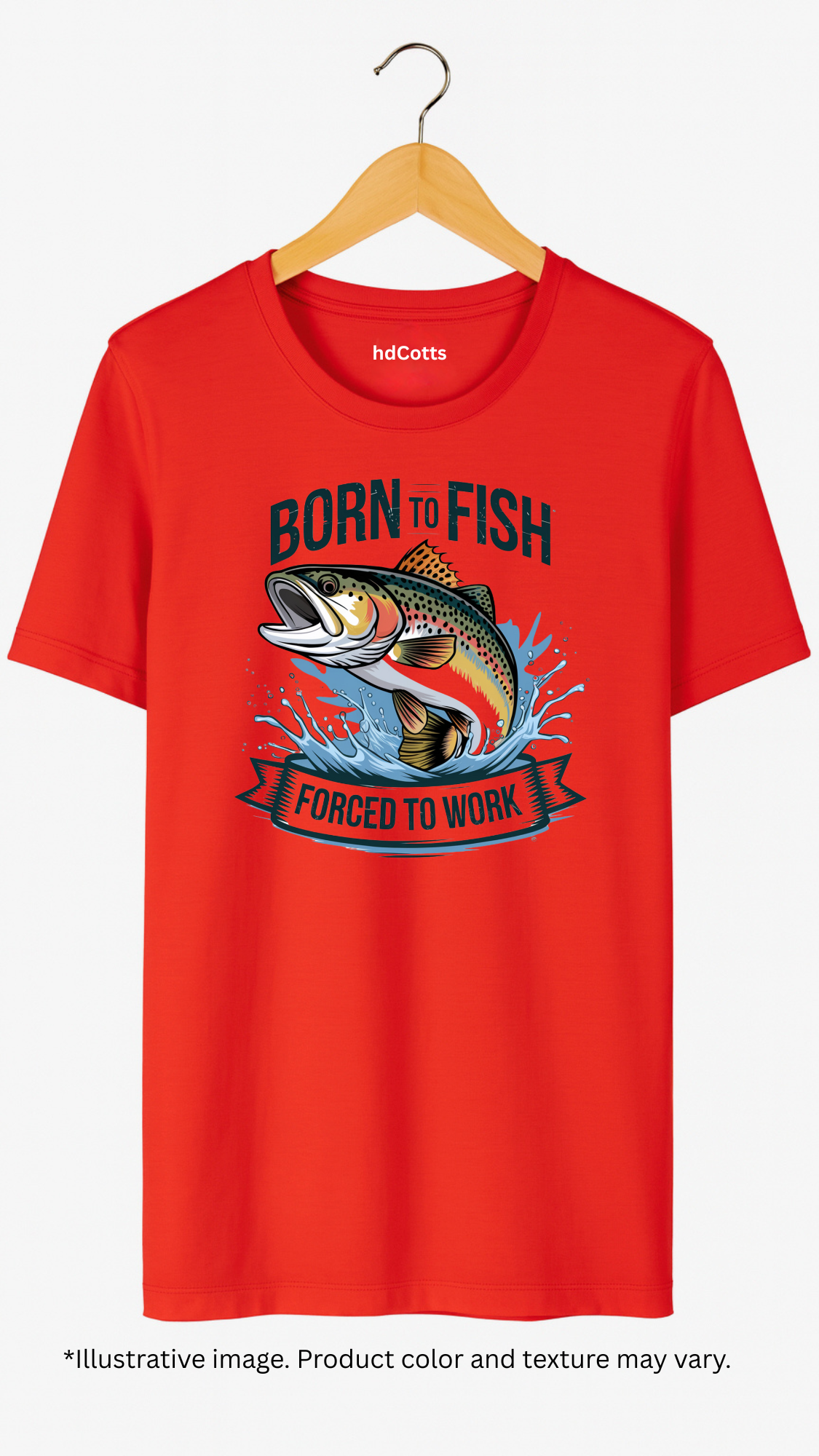 Supima Cotton Graphic - Born To Fish