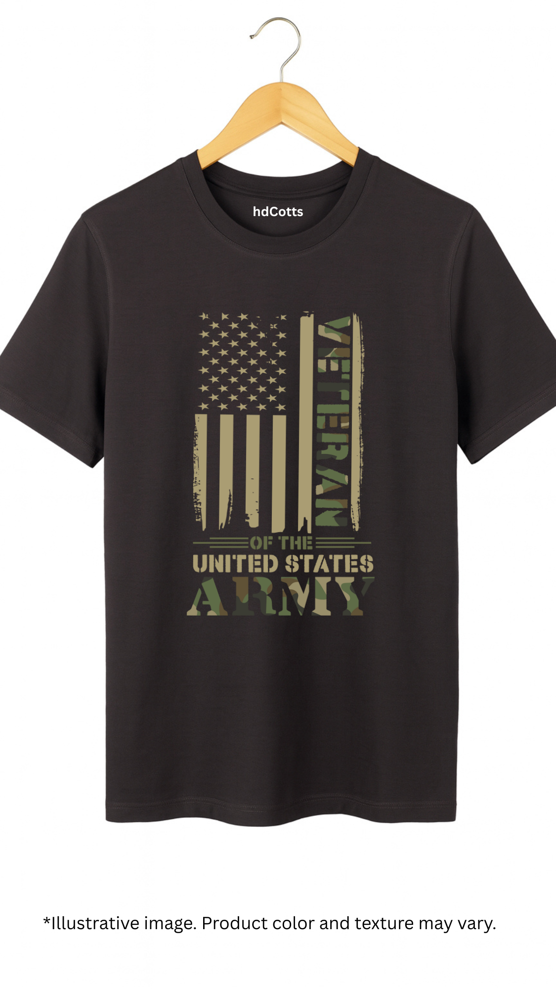 Supima Cotton Graphic - ARMY Veteran Camo