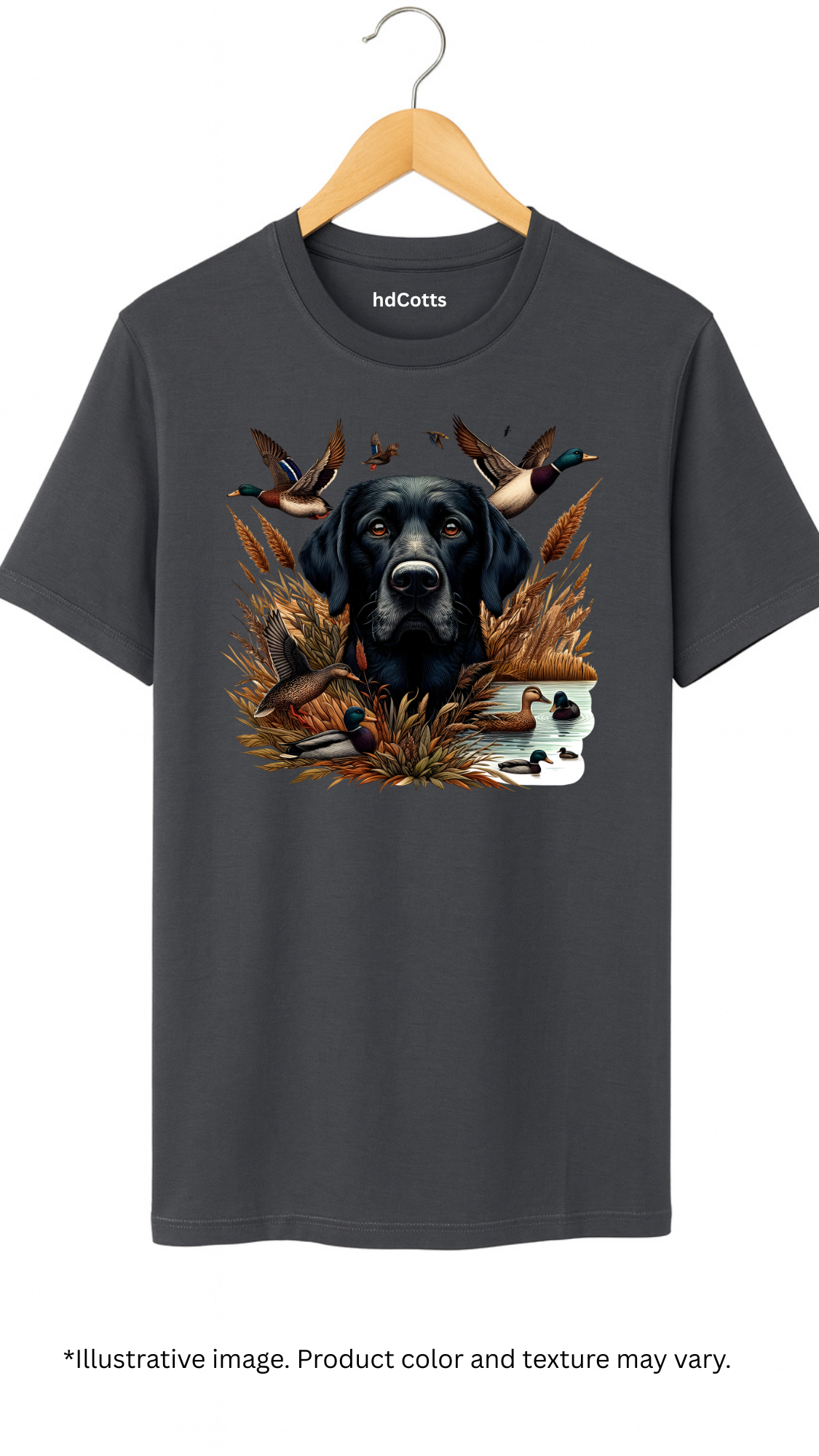 Supima Cotton Graphic - Hunting Dog