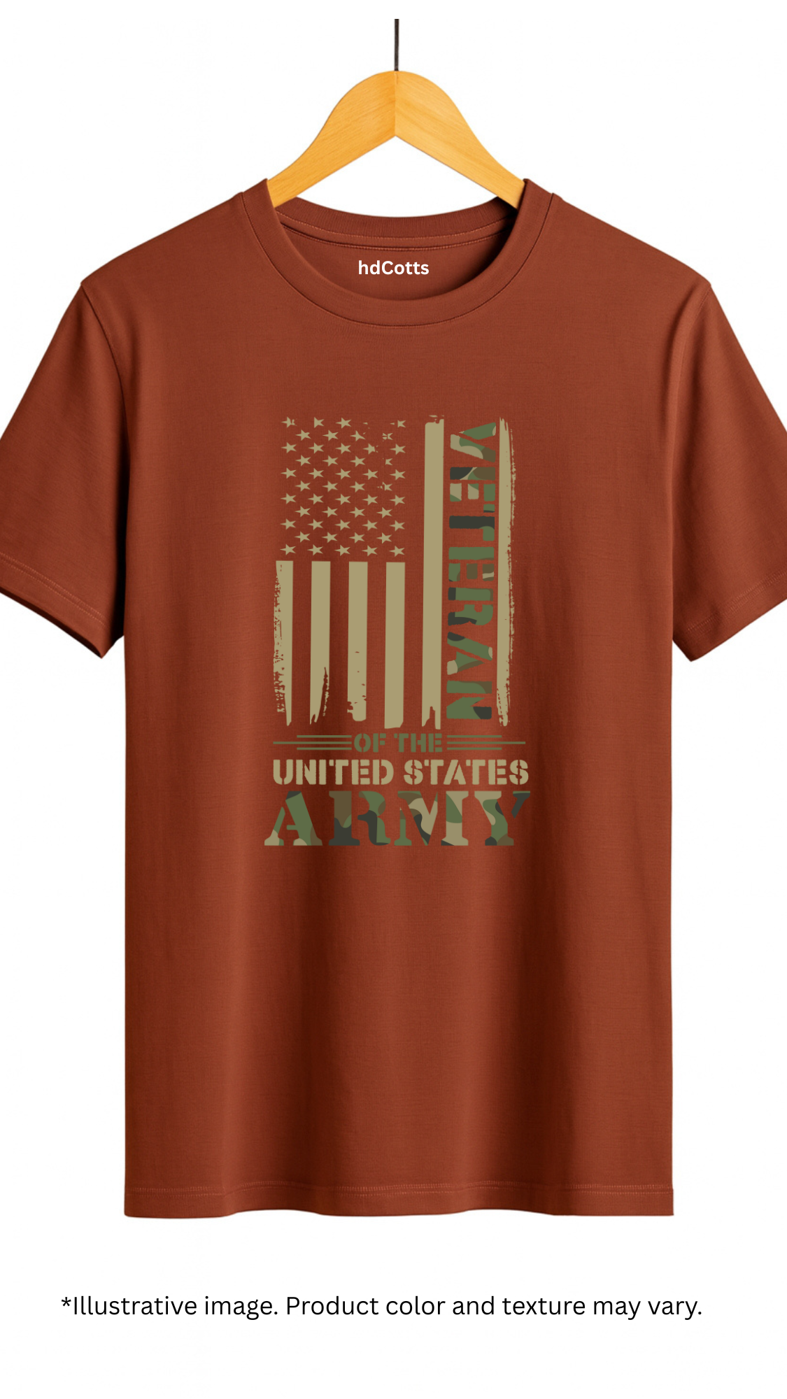 Supima Cotton Graphic - ARMY Veteran Camo