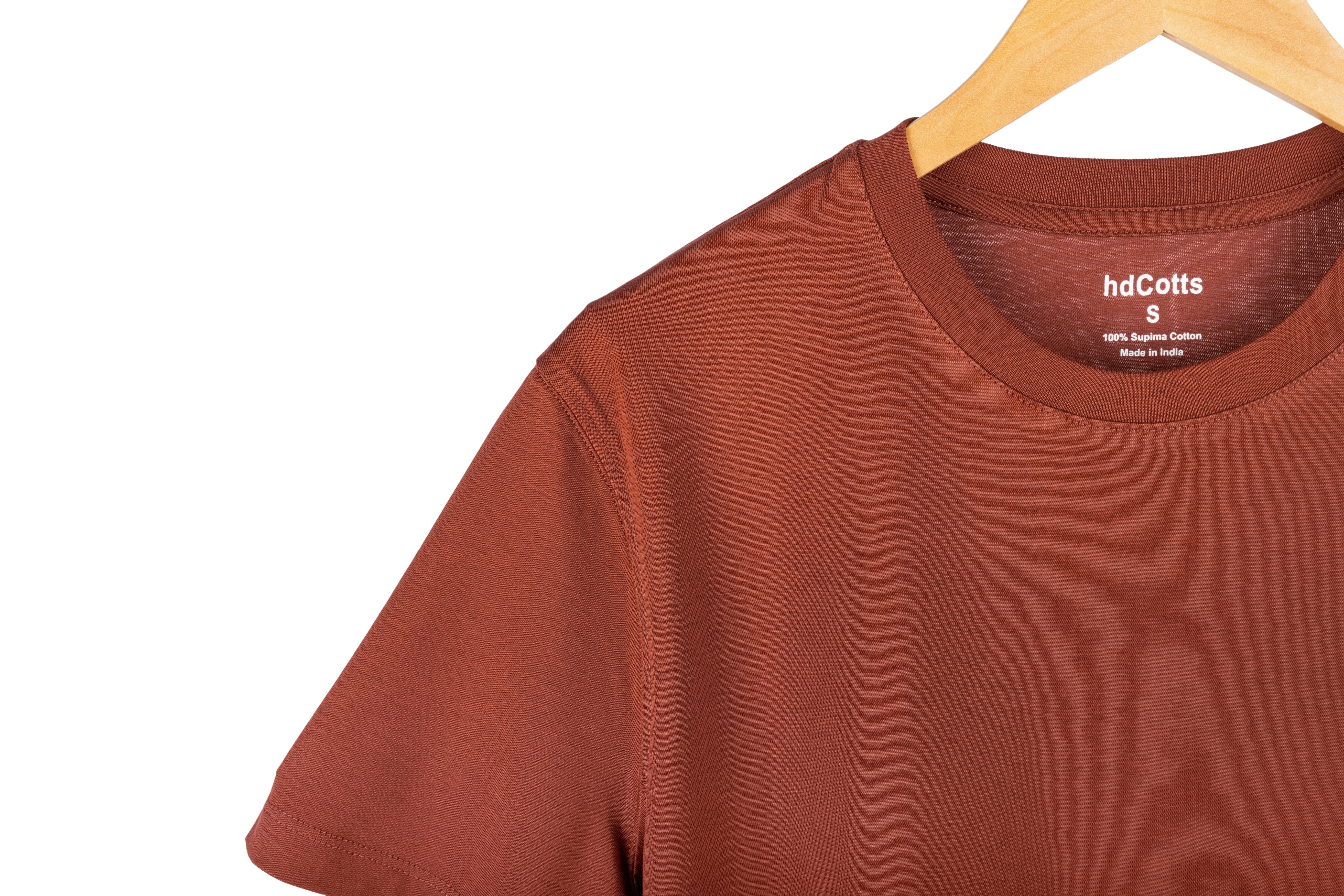 Supima Cotton Mens T-Shirt - Brandy Brown