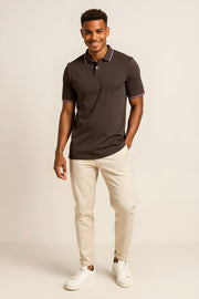 Supima Cotton POLO - Chocolate Brown