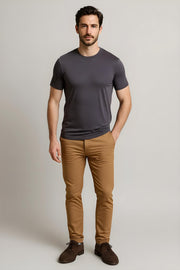 Supima Cotton Mens T-Shirt - Iron Gate