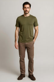 Supima Cotton Mens T-Shirt - Martini Oilive