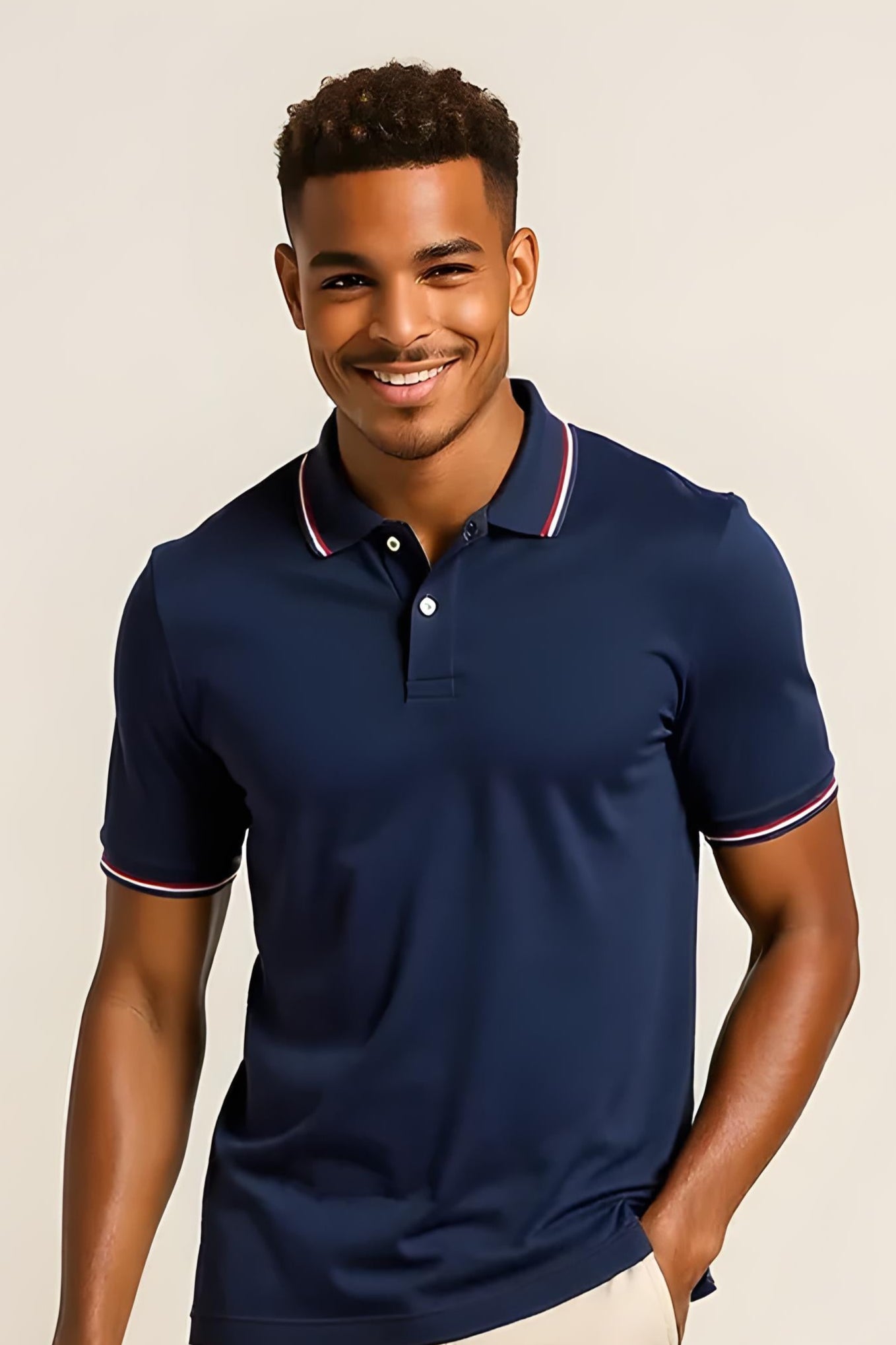 Supima Cotton POLO - Navy