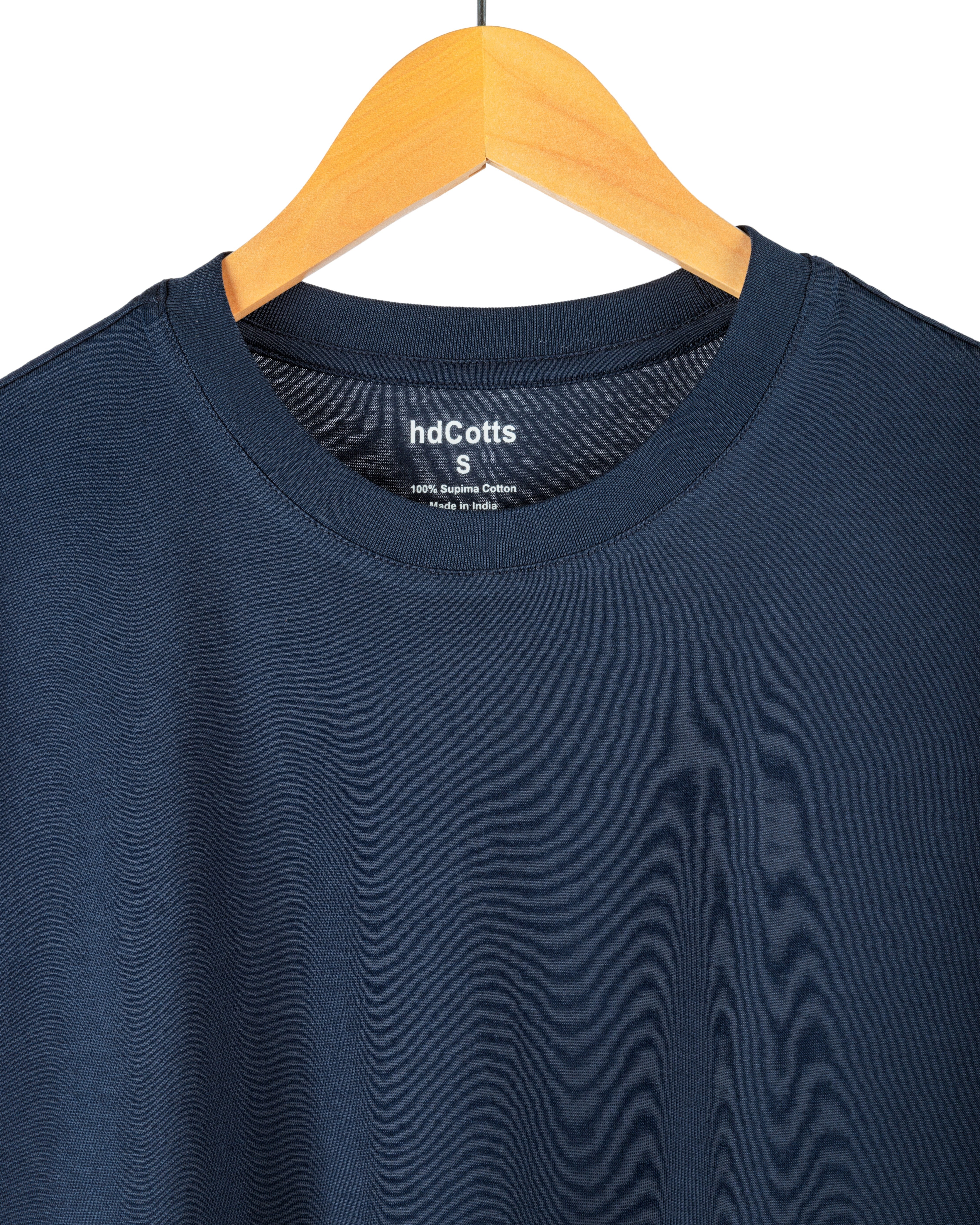 Supima Cotton Mens T-Shirt - Navy