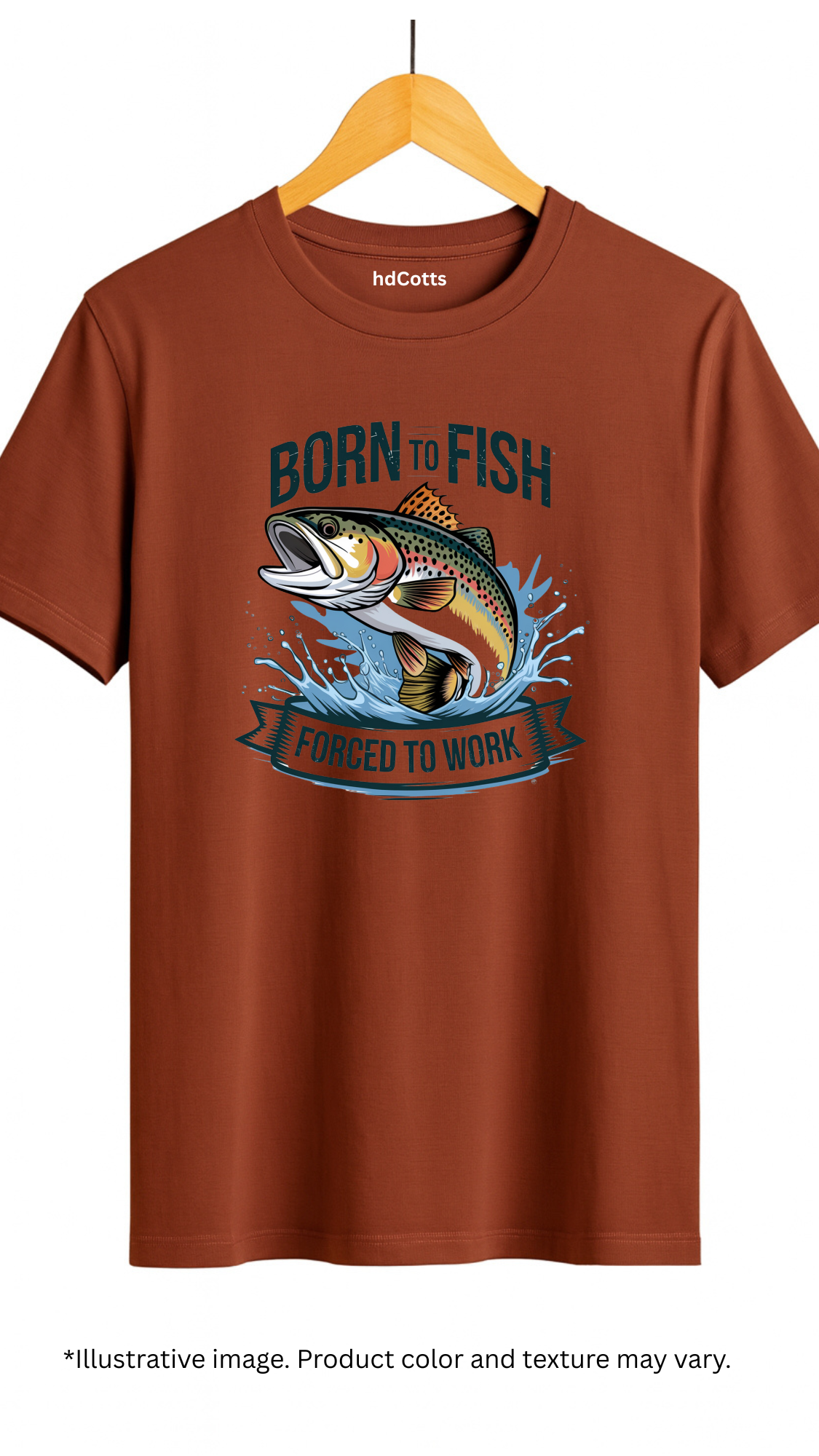 Supima Cotton Graphic - Born To Fish
